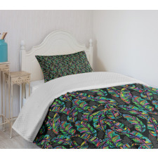 90s Style Rainbow Bedspread Set