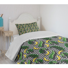 Yummy Banana and Leaves Bedspread Set