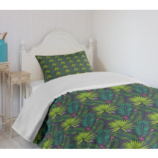 Tropical Fern Aralia Bedspread Set