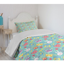 Kindergarten Concept Bedspread Set