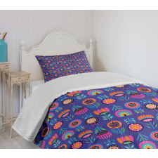 Enchanted Flowers Bedspread Set