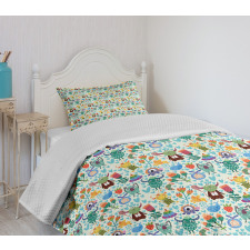 Monster Friends Bedspread Set