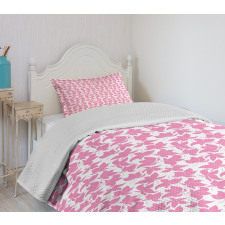 Moire Outline Bedspread Set