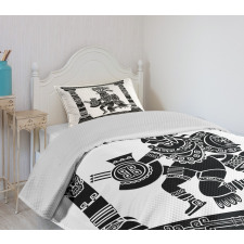 Monchrome Man Bedspread Set