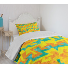 Mitered Elbows Bedspread Set