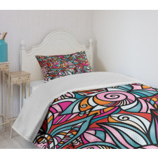 Flamboyant Stain Bedspread Set