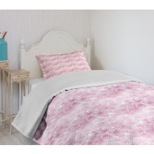 Cage Style Motif Bedspread Set