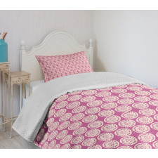 Doodle Circle and Spots Bedspread Set