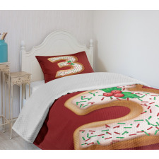 Xmas Cookie as 3 Bedspread Set