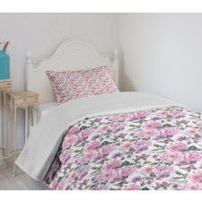 Swallowtails and Roses Bedspread Set