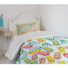 Slippers Bedspread Set