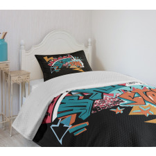 Underground Grafitti Bedspread Set