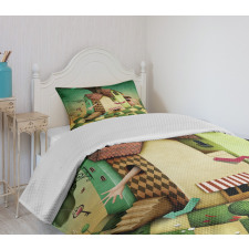 Fairy Tale Wonderland Bedspread Set