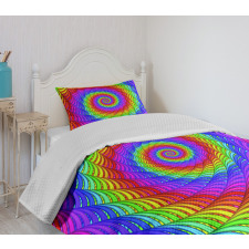 Contemporary Psychedelic Bedspread Set