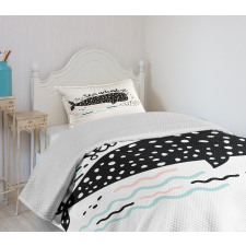 Dotted Whale Shark Bedspread Set