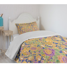 Graphic Indonesian Batik Bedspread Set
