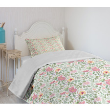 Wildflower Botanic Theme Bedspread Set