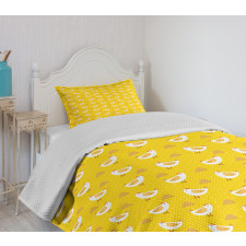 Dots Chicken Haystack Bedspread Set