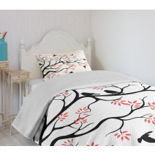 Mockingbird on Plane Tree Bedspread Set