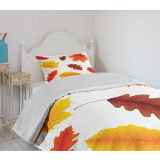 Autumn Foliage Flora Bedspread Set