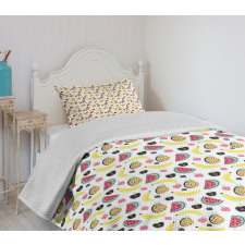 Modern Art Yummy Summer Bedspread Set