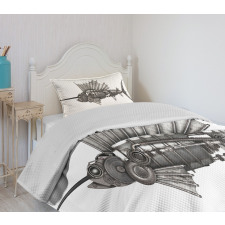 Robot Sailfish Animal Bedspread Set