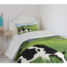 Agriculture Landscape Bedspread Set