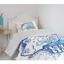 Bohemian Hippie Print Bedspread Set