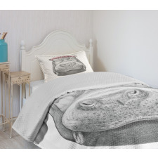 Sketch Animal Portrait Bedspread Set