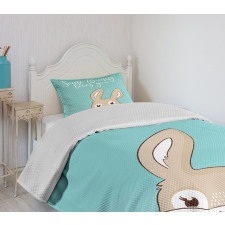 Some Bunny Loves You Bedspread Set