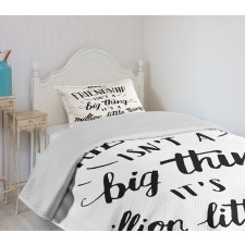 Heart Warming Saying Bedspread Set