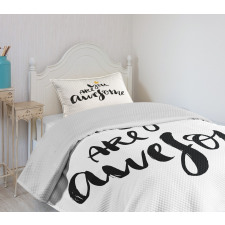 You Are and Crown Bedspread Set