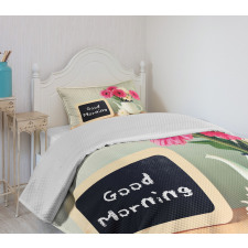 Fresh Flowers Morning Bedspread Set