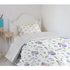 Dragonfly Romance Nature Bedspread Set