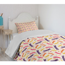 Colorful Spring Wildlife Bedspread Set