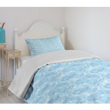 Cloudy Sky Nursery Bedspread Set