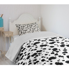 Dalmatian Print Texture Bedspread Set