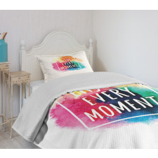 Colorful Dust Clouds Bedspread Set