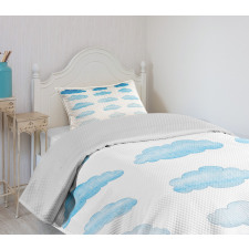 Blended Watercolor Style Bedspread Set