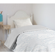 Minimalist Tibetan Clouds Bedspread Set