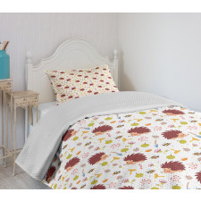 Wild Woodland Plants Bedspread Set