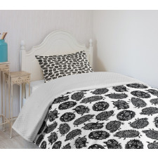 Ornamental Porcupines Bedspread Set