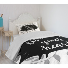 Silhouettes of Porcupine Bedspread Set