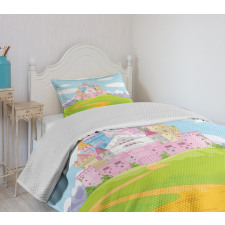 Magnificent Castle Bedspread Set