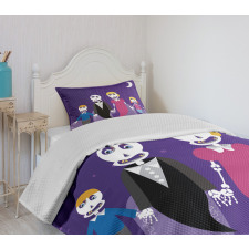 Family of Ghosts Bedspread Set