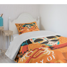 Trumpet Player Bedspread Set