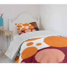 Ink Splashed Backdrop Bedspread Set