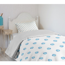 Moon Snail Shell Bedspread Set