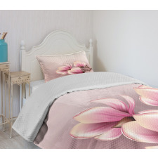 Fragile Flower Petals Bedspread Set