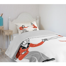 Retro Fashion Style Bedspread Set